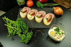 Яйца с майонезом